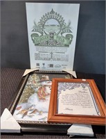 Snowman, Lord's Prayer & Brew Fest Framed Prints