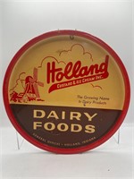 Holland custard ice cream dairy foods metal tray