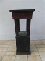 Wooden Pedestal 12" X 12" X 28" H