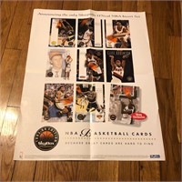 1993 Skybox NBA Trading Cards Promo Poster