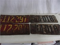 Vintage License Plates