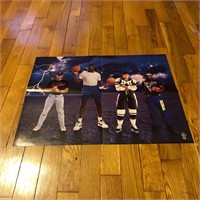 1993 Classic Collectors Trading Cards Promo Poster