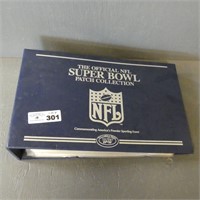 Super Bowl Patch Collection in Binder