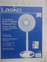 New Lasko 16" Oscillating Pedestal Fan