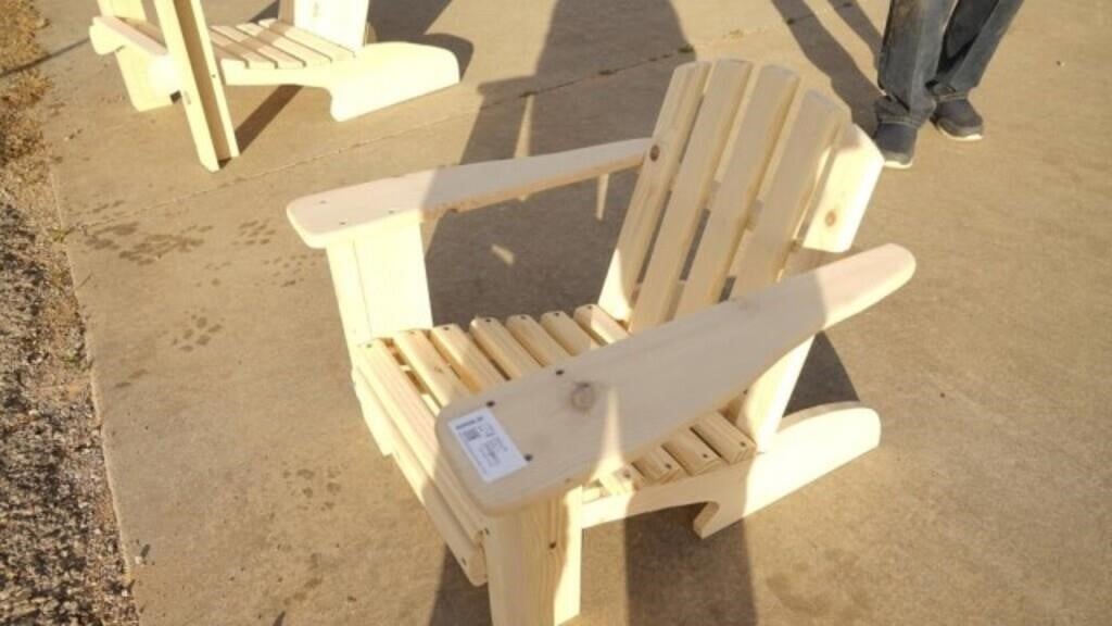 Adirondack Chair child Sized Unfinished