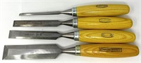 Four Marples Bevel Chisels - As New