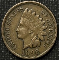 1898 Full Liberty Indian Head Cent