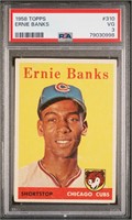 1958 Topps #310 Ernie Banks, PSA 3