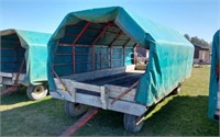 COVERED WAGON- WITH STEEL RACK - WITH TARP