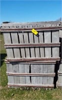 6 WOODEN CRATES- 
FRUIT - FIREWOOD