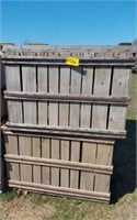 3 WOODEN CRATES- FRUIT - FIREWOOD