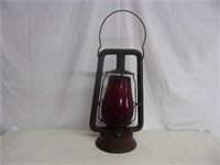 Vintage Dietz Lantern w/ Red Globe