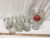 Assorted Jars (9)
