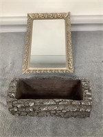 Mirror and Planter