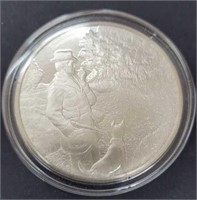 1 troy oz .925 Sterling Silver Robert Frost Coin