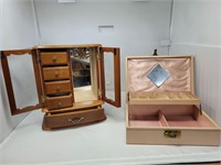 2 Vintage Beautiful Jewelry Boxes