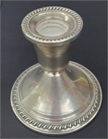 Sterling Silver "weighted" Candlestick