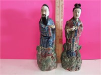2 8in oriental figures