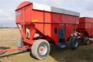 RJ 500 BU. GRAVITY BOX & WAGON