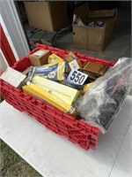 Crate of New Electrical Fittings, Connectors,