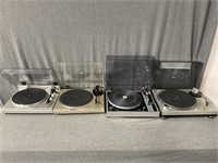 Lot of Vintage Turntables