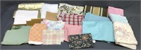Fabric Pieces Lot Some Vintage & Newer