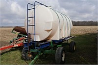 1600 GALLON ELLIPTICAL LEG WATER WAGON