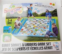 Giant Snakes & Ladders Game Set