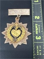 1921 Unmarked Tested Sacred Heart academy 14k.Gold