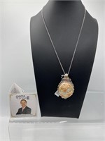 Italian shell cameo necklace