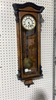 GW Russell Philadelphia Burl Walnut Wall Clock