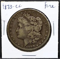 1878 Carson City Morgan silver dollar
