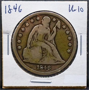 1849 seated liberty $1 coin