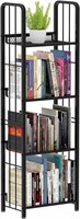 New $65 Bookshelf Organizer (4 Tiers, Black)
