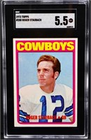 Graded 1972 Topps Roger Staubach card