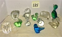 Glass Figurine Lot