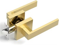 SAGAIOT GOLD SATIN BRASS MODERN DOOR HANDLE