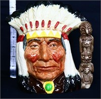 Royal Doulton North American Indian toby mug