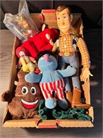 Woody, Grover, Ronald McDonald, Toys