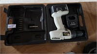 Cordless drill in case