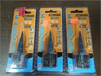 3 Spyder Stinger Step Drill Bits