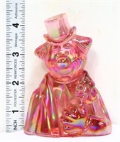 Fenton pink iridescent jester