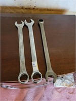3 Wrenches 1 3/8 1 1/2  1 1/4