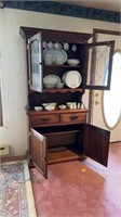 Wooden hutch only NO contents in or on top of