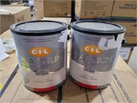 (2) Cans CIL Interior Latex Paint