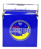 Metal Moon Pie picnic cooler