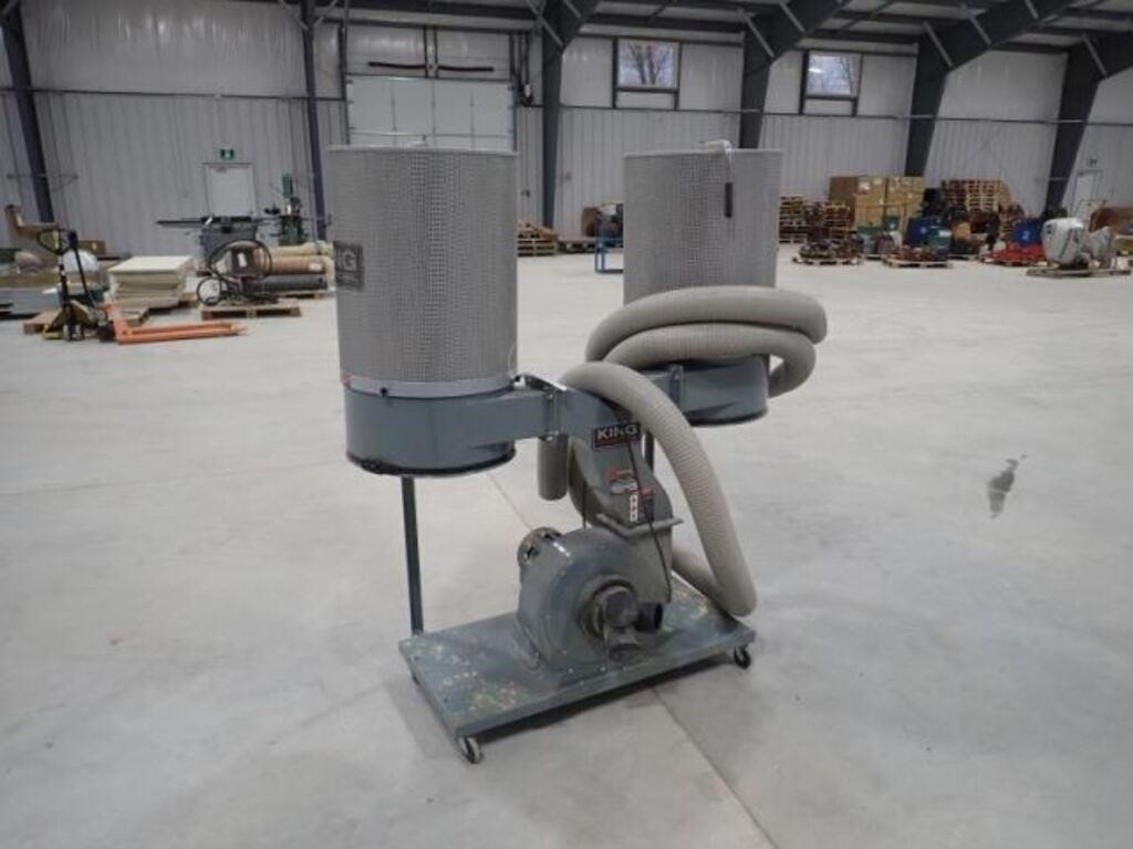 King Industrial 3 HP Dust Collector