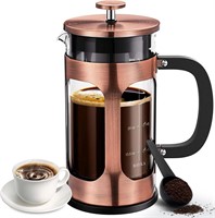 BAYKA 1 Liter French Press Coffee Maker, 34 oz