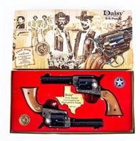 Vintage Daisy Texas Ranger Matched BB Pistols