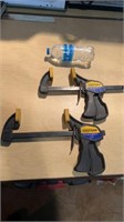 2pc Vise Grip Quick Grip Adjustable Bar Clamps